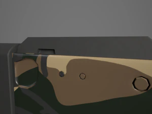 arctic warfare magnum green camo sniper 3D Model