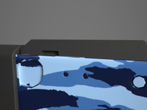 arctic warfare magnum blue camo sniper Modèle 3D