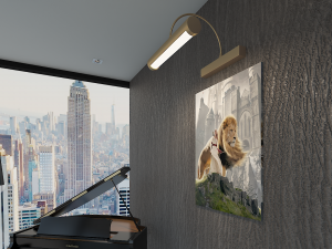 skyscraper living room 3D Model