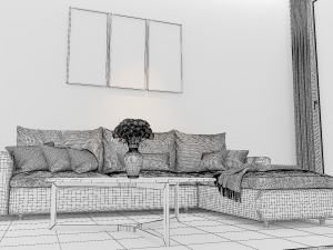 living room 3D Model