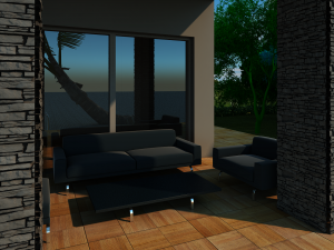 villa 3Dモデル