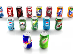 15缶パック 3Dモデル