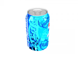 15 cans pack 3D Model