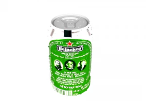 15 cans pack 3D Model