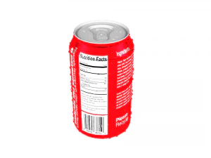 15 cans pack 3D Model