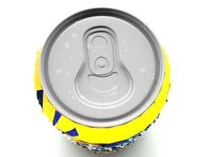 15 cans pack 3D Model