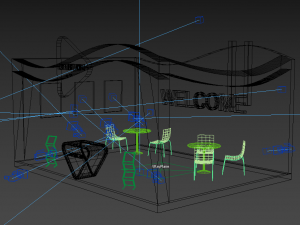 exhibition stall 3Dモデル
