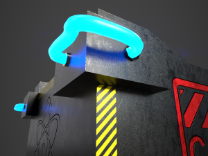 scifi crate Modelo 3D