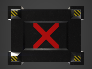 scifi crate Modelo 3D