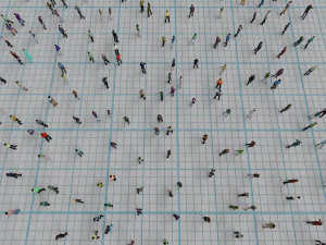 Low poly animated people pack - 200 pieces low-poly animated crowd 3D Model