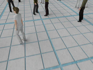 Low poly animated people pack - 200 pieces low-poly animated crowd 3D Model