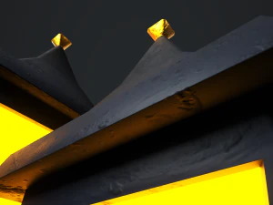 victorian street lamp 3D Model