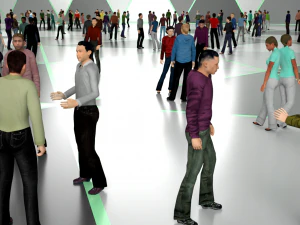 Low Poly Animated People Pack - 400 Pieces Low-poly Animated 3D Model