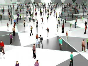 Pakiet animowanych ludzi Low Poly - 400 sztuk animacji Low Poly Model 3D