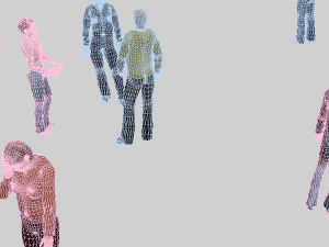 Low Poly Animated People Pack - 400 Pieces Low-poly Animated Modelo 3D