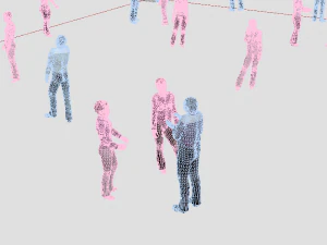 Pakiet animowanych ludzi Low Poly - 400 sztuk animacji Low Poly Model 3D