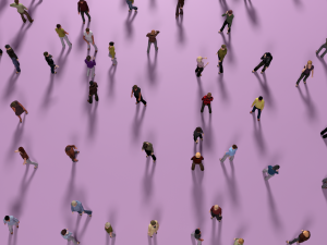 Low Poly Females Pack - 200 Pieces 3D Модель
