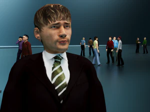 Low Poly Rigged Animated Males Pack - 200 Pieces 3D Model