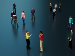 Low Poly Rigged Animated Males Pack - 200 Pieces Modèle 3D