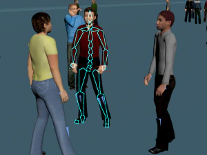 Low Poly Rigged Animated Males Pack - 200 Pieces 3D Model