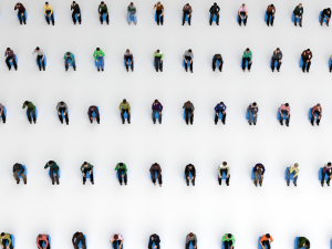 Low Poly Rigged and Animated Sitting Males Pack - 200 Pieces Model 3D