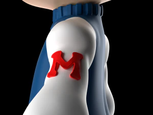 Cartoon Rabbit 3D Model