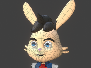 Cartoon Rabbit 3Dモデル