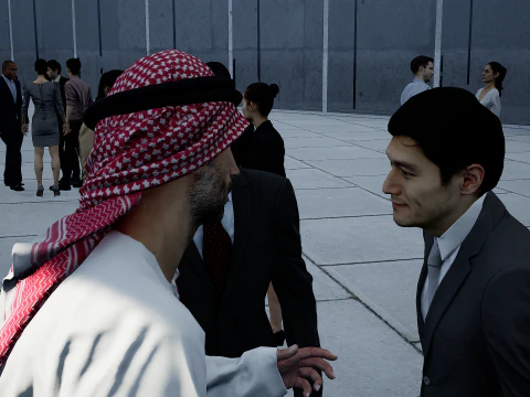 Low Poly People Pack - 95 Pieces Animated Business People Pack 3D Model