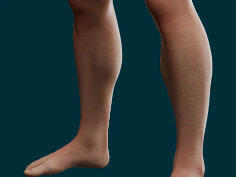 Realistic Muscular Guy Fully Rigged Low-poly 3D Model
