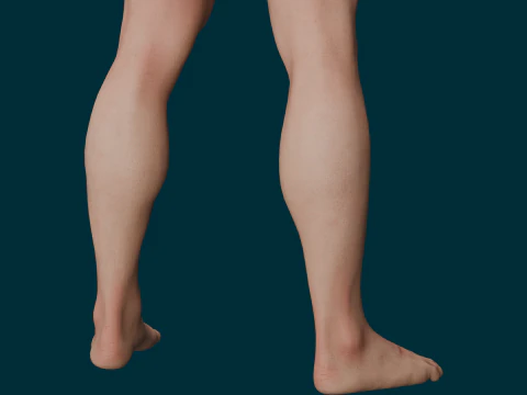Realistic Muscular Guy Fully Rigged Low-poly 3D Model