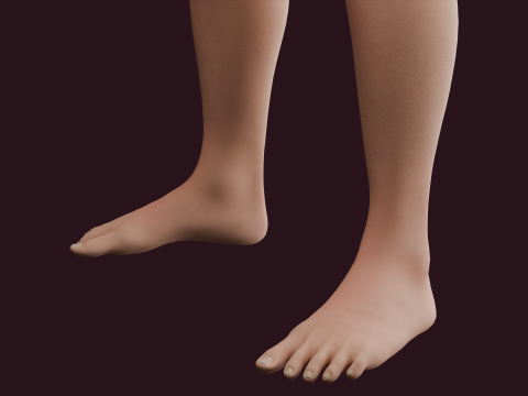 Realistic Bikini Girl Fully Rigged 3D 模型