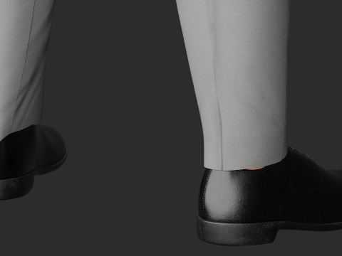 Realistic Asian Business Man Fully Rigged 3D Модель