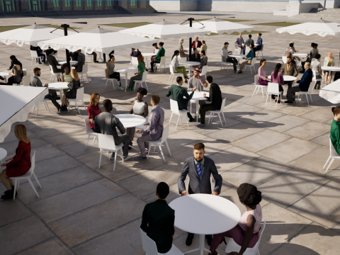 Pacchetto persone animate Low Poly - Pacchetto persone animate da 95 pezzi Modello 3D