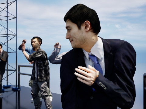 Pack de personnes animées Low Poly - Pack d'hommes dansants Modèle 3D