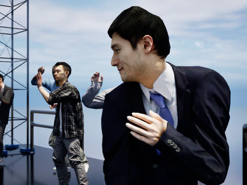 Low Poly Animated People Pack - Dancing Males Pack 3D Model