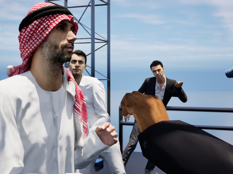 Pack de personnes animées Low Poly - Pack d'hommes dansants Modèle 3D