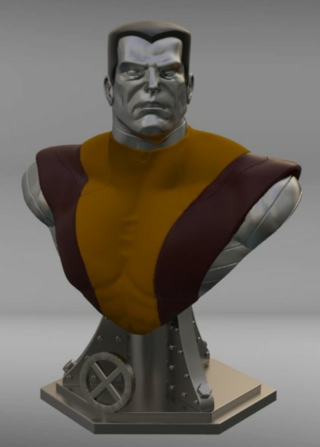 colossus bust 3D-printmodel .c4d .max .obj .3ds .fbx .stl .blend 