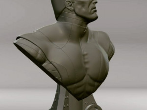 colossus bust 3D-printmodel