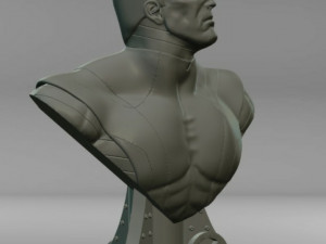 colossus bust 3D-printmodel