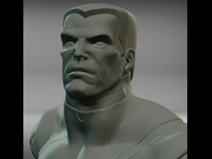 colossus bust 3D-printmodel