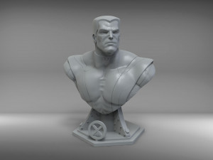 colossus bust 3D-printmodel