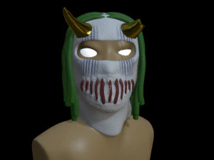 Joker ski mask CG Textures