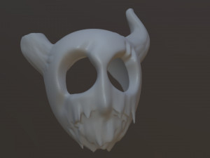 Molten mask 3D Model