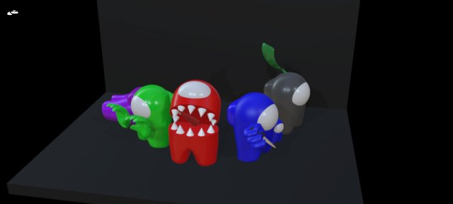 Among us CG Texturen .c4d .max .obj .3ds .fbx .stl .blend 