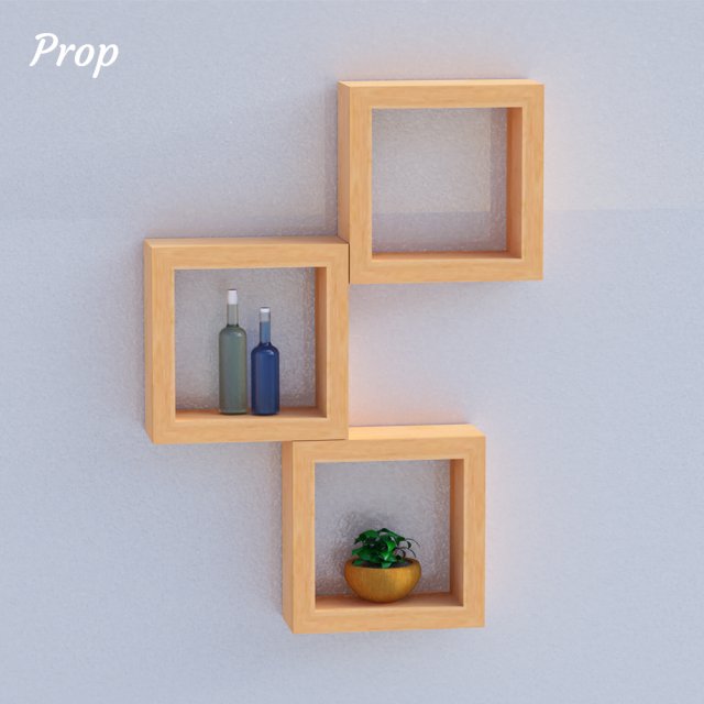 shelving Model 3D .c4d .max .obj .3ds .fbx .stl .blend 