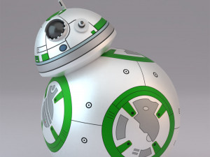 bb-8 star wars droid 3D Modell
