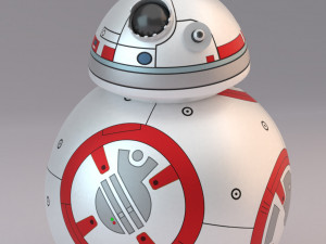 bb-8 star wars droid 3D Modell