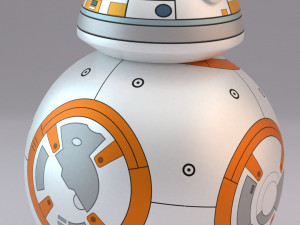 bb-8 star wars droid 3D Modell