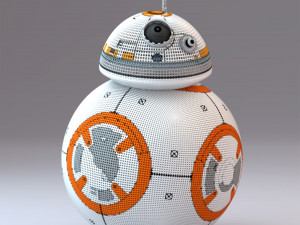 bb-8 star wars droid 3D Modell