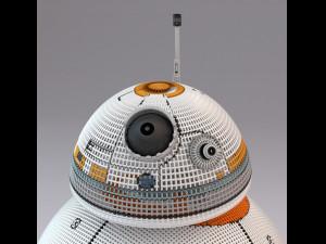 bb-8 star wars droid 3D Modell